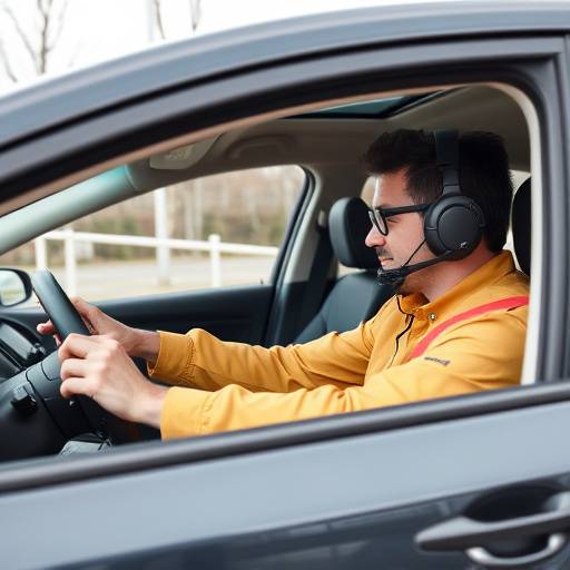 Automatic Driving Course in action
